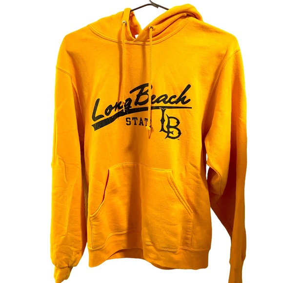 Jerzees Shirts Vintage Long Beach State University Yellow Mens S